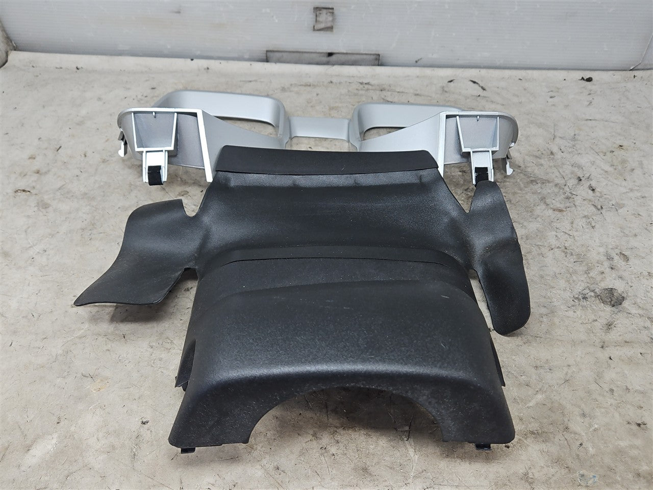 Used OEM 2010-2015 CAMARO INSTRUMENT CLUSTER TRIM BEZEL SILVER, actual item photo 2