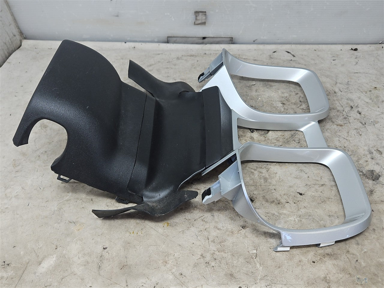 Used OEM 2010-2015 CAMARO INSTRUMENT CLUSTER TRIM BEZEL SILVER, actual item photo 3