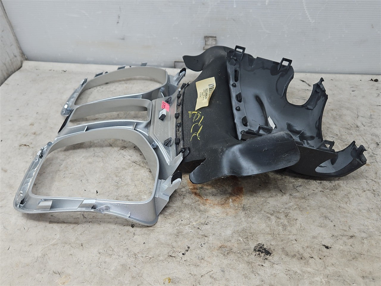 Used OEM 2010-2015 CAMARO INSTRUMENT CLUSTER TRIM BEZEL SILVER, actual item photo 7