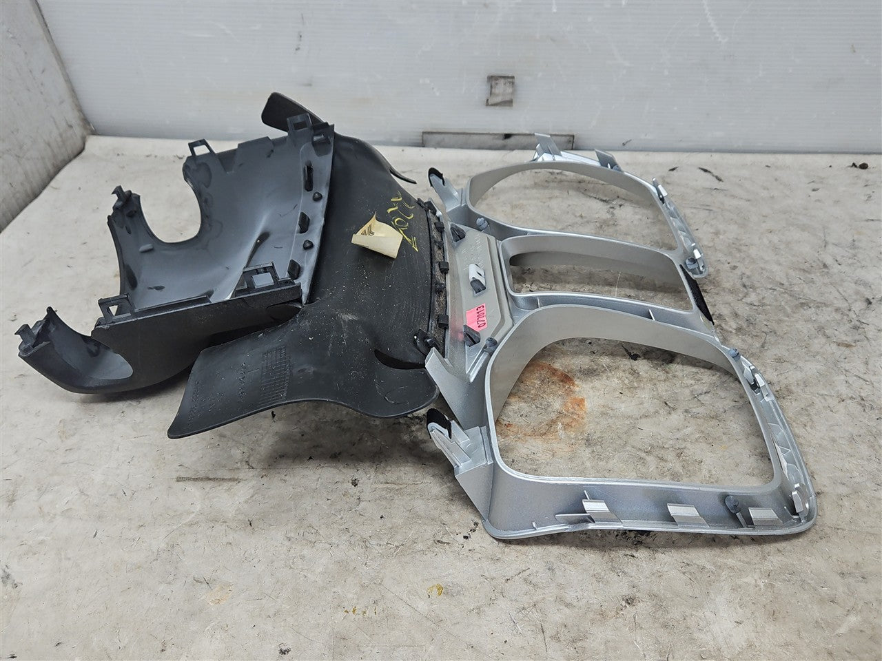 Used OEM 2010-2015 CAMARO INSTRUMENT CLUSTER TRIM BEZEL SILVER, actual item photo 9