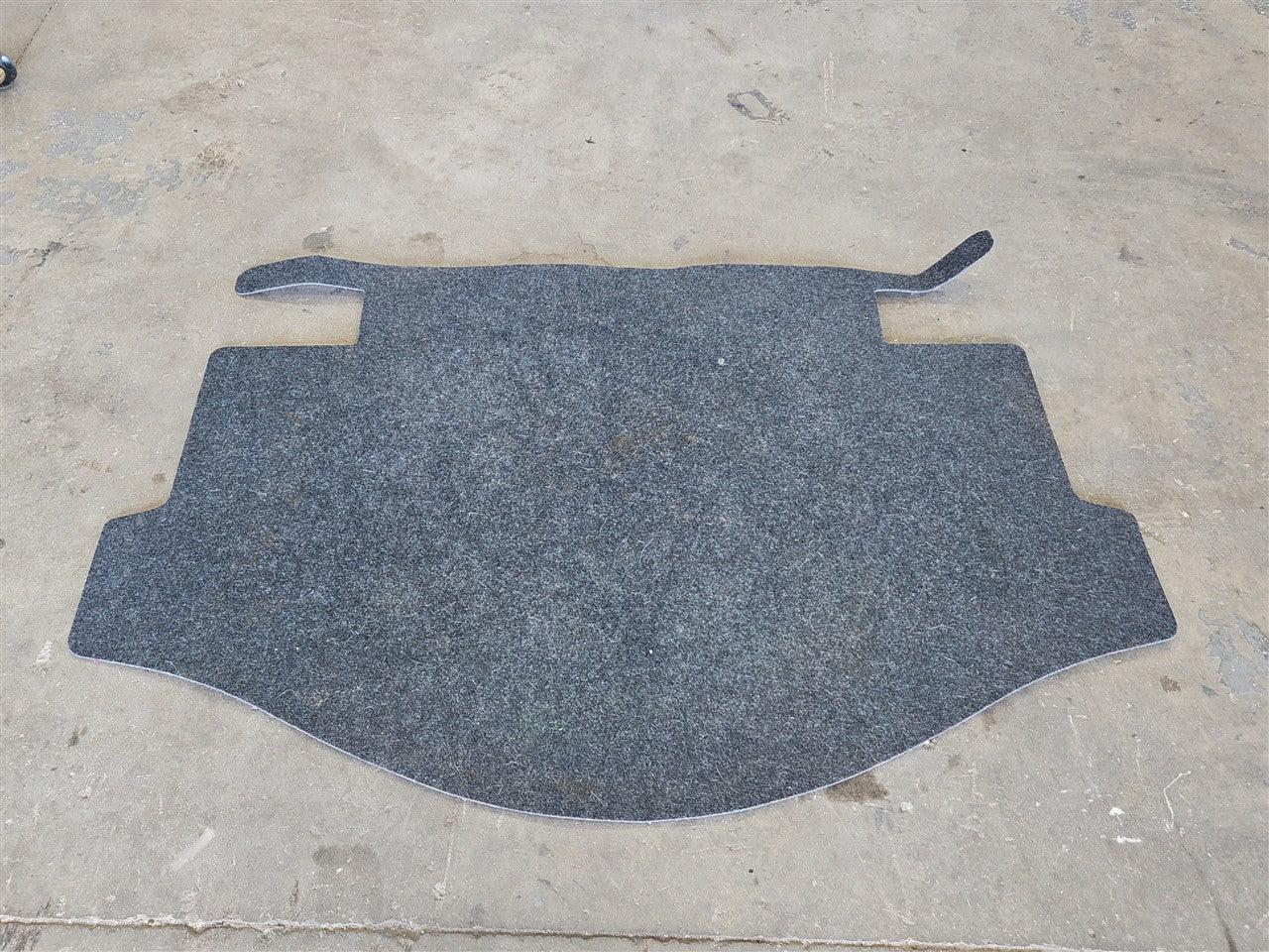 Used OEM 2011-2015 CAMARO REAR TRUNK FLOOR CARPET SPARE TIRE COVER, actual item photo 1