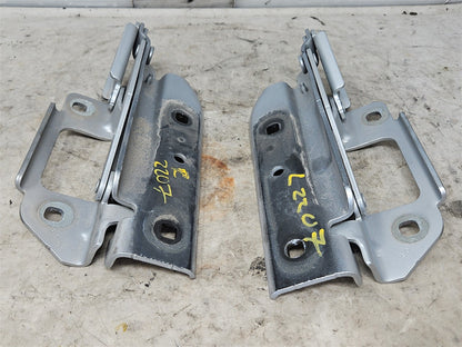 Used OEM 2010-2015 CAMARO HOOD HINGES PAIR LH RH SWITCHBLADE SILVER, actual item photo 9