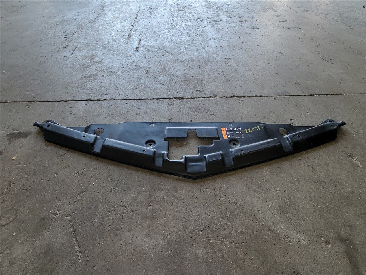 Used OEM 2010-2015 CAMARO FRONT UPPER BUMPER REINFORCEMENT, actual item photo 2