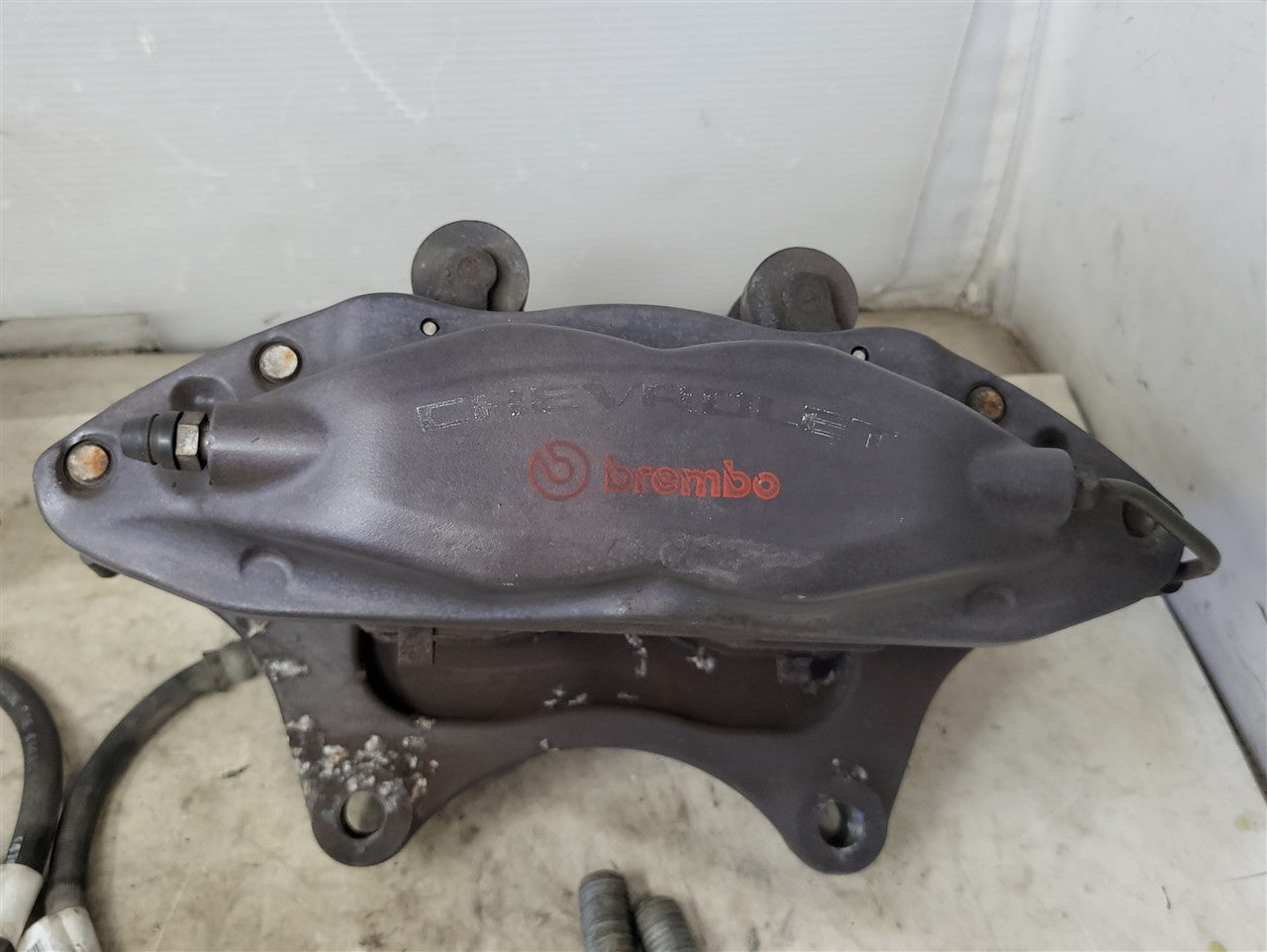 Used OEM 2010-2015 CAMARO FRONT SS BREMBO 4 PISTON BRAKE CALIPERS, actual item photo 3