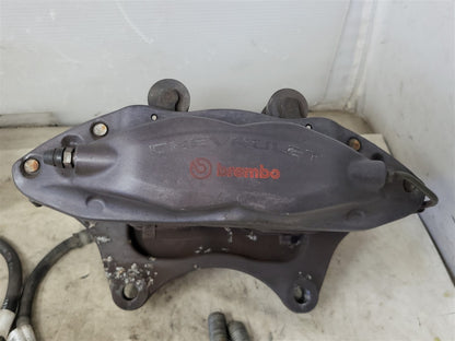 Used OEM 2010-2015 CAMARO FRONT SS BREMBO 4 PISTON BRAKE CALIPERS, actual item photo 3