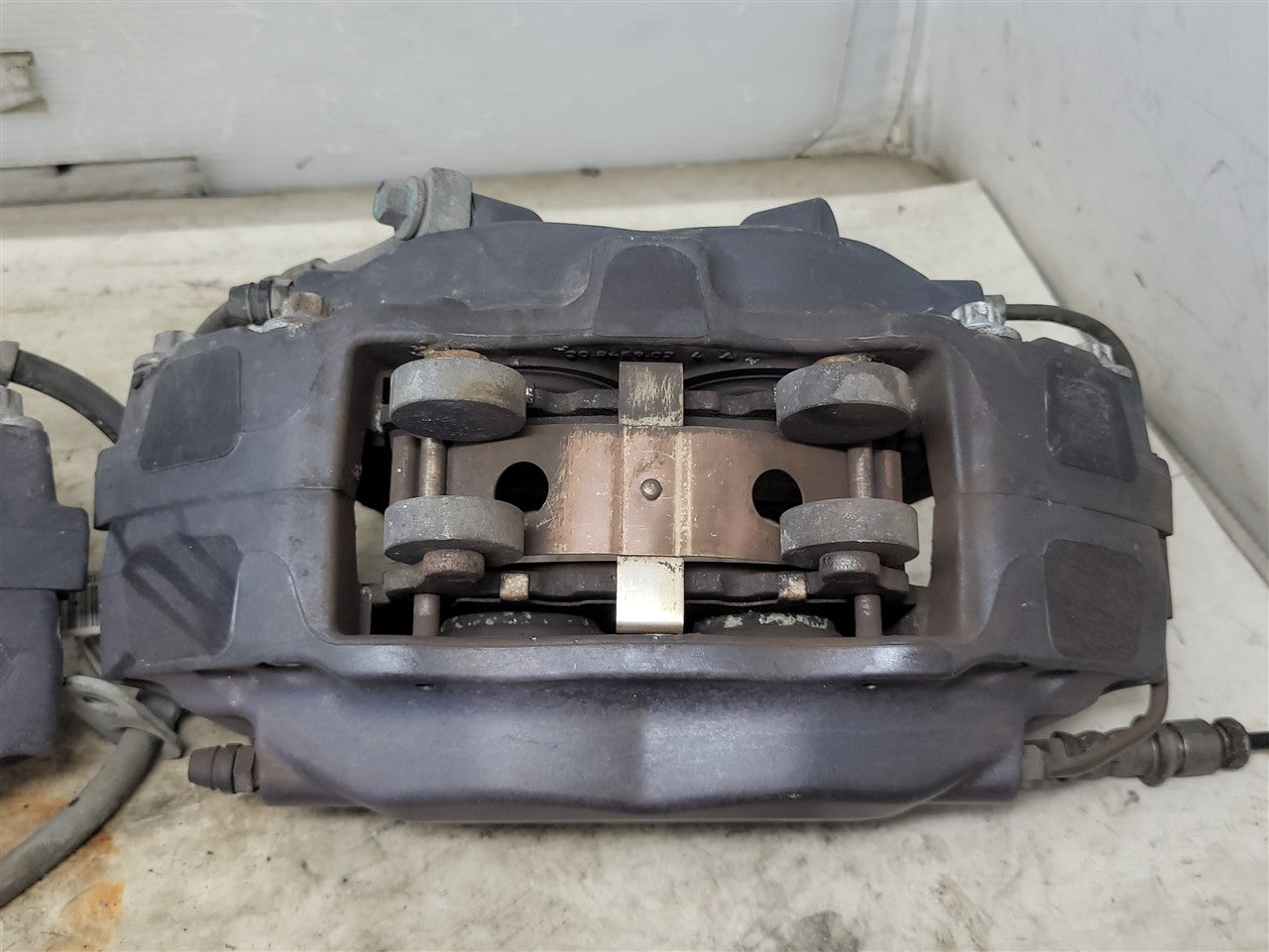 Used OEM 2010-2015 CAMARO FRONT SS BREMBO 4 PISTON BRAKE CALIPERS, actual item photo 9