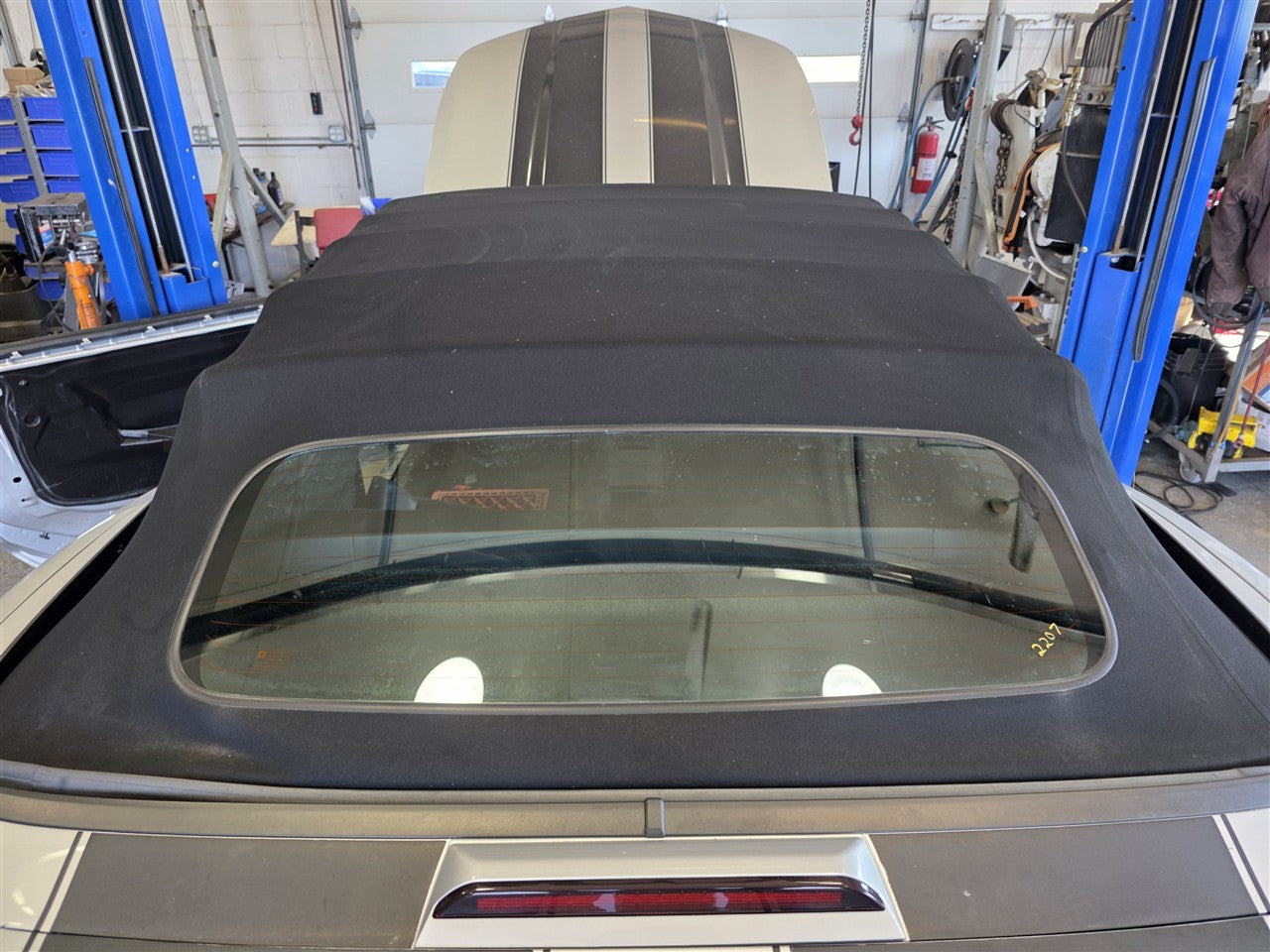 Used OEM 2011-2015 CAMARO CONVERTIBLE TOP ROOF ASSEMBLY WITH, actual item photo 4