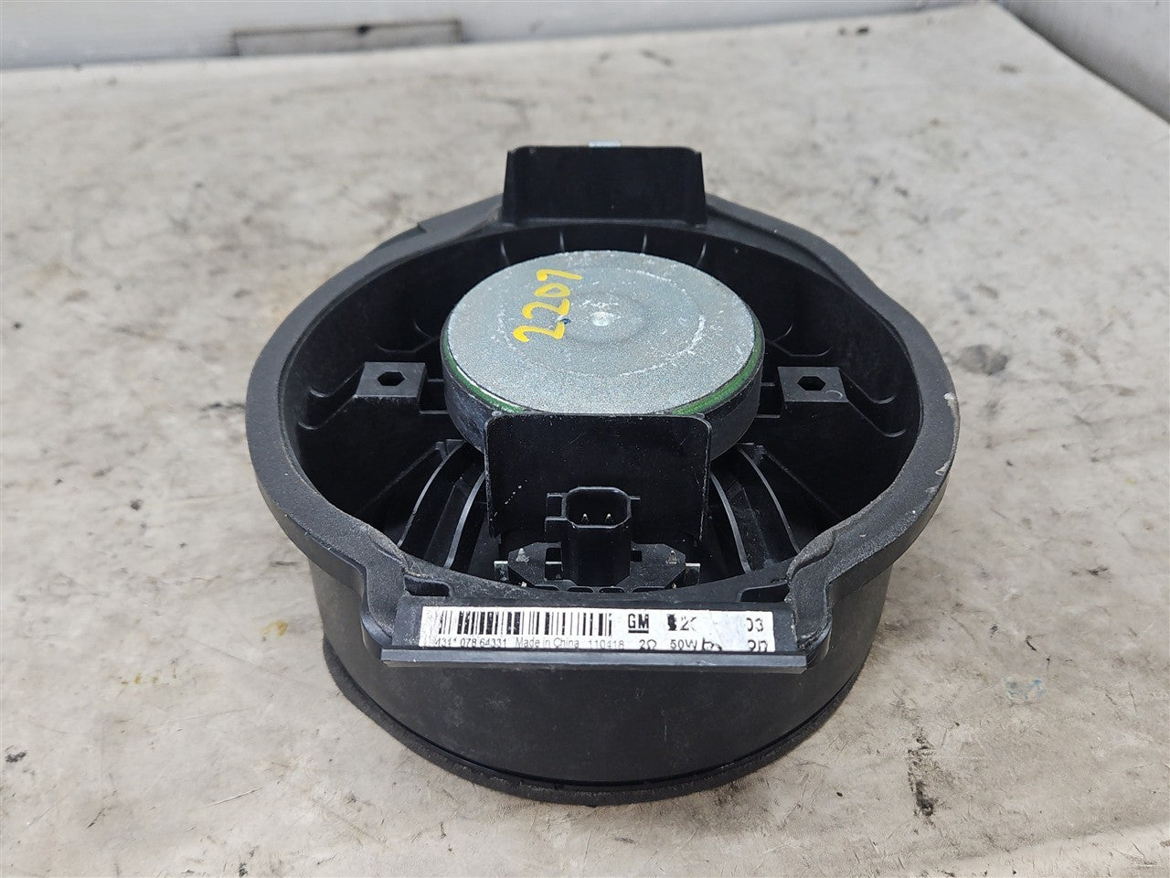 Used OEM 2010-2015 CAMARO BOSTON DOOR SPEAKER PASSENGER RH OR DRIVER, actual item photo 7