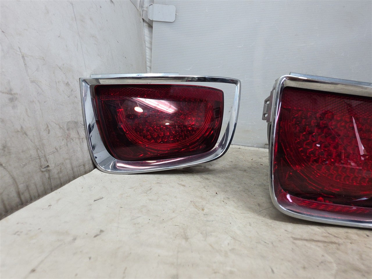 Used OEM 2010-2013 CAMARO TAIL LIGHT SET OF 4 RS WITH BEZELS DRIVER, actual item photo 3