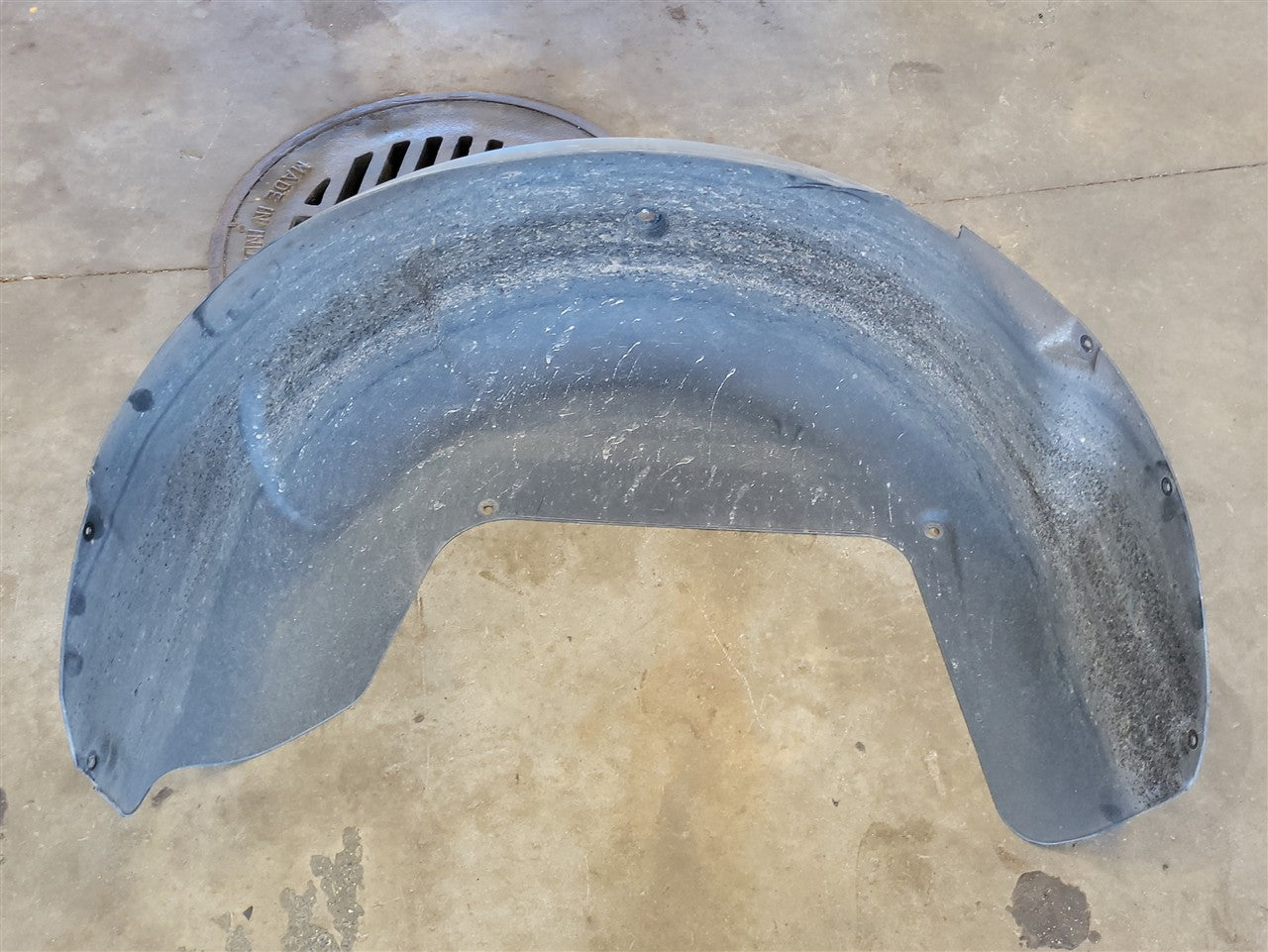 Used OEM 2010-2013 CAMARO REAR WHEEL WELL INNER FENDER LINER LH, actual item photo 1