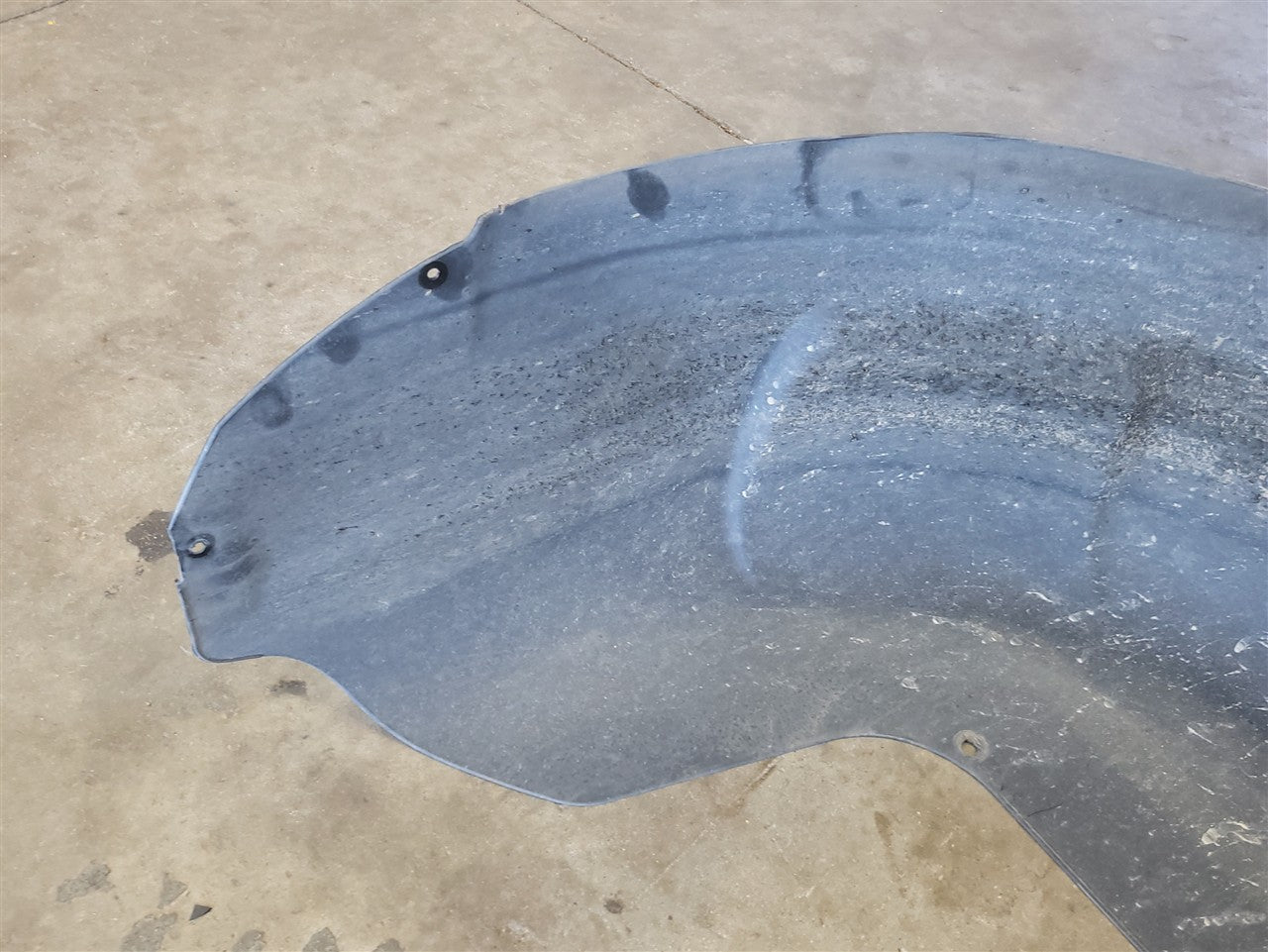 Used OEM 2010-2013 CAMARO REAR WHEEL WELL INNER FENDER LINER LH, actual item photo 2