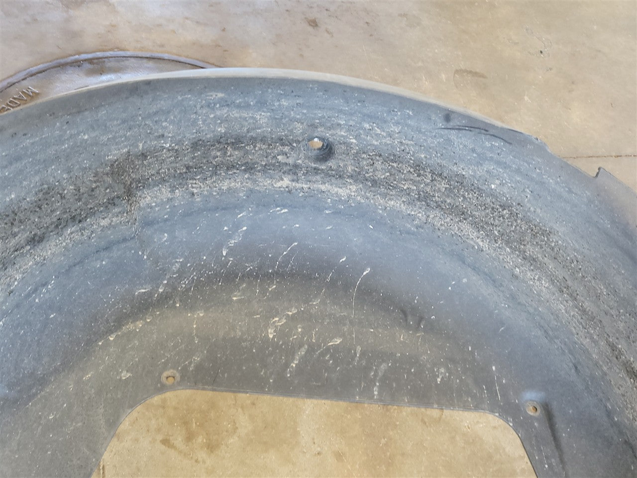 Used OEM 2010-2013 CAMARO REAR WHEEL WELL INNER FENDER LINER LH, actual item photo 4