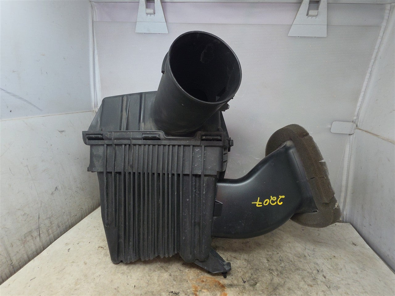 Used OEM 2010-2015 CAMARO AIR INTAKE BOX FILTER HOUSING SS WITH INLET, actual item photo 1