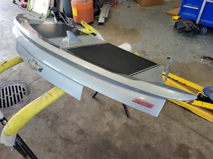 Used OEM 2011-2013 CAMARO CONVERTIBLE DECKLID WITH SPOILER SILVER, actual item photo 2