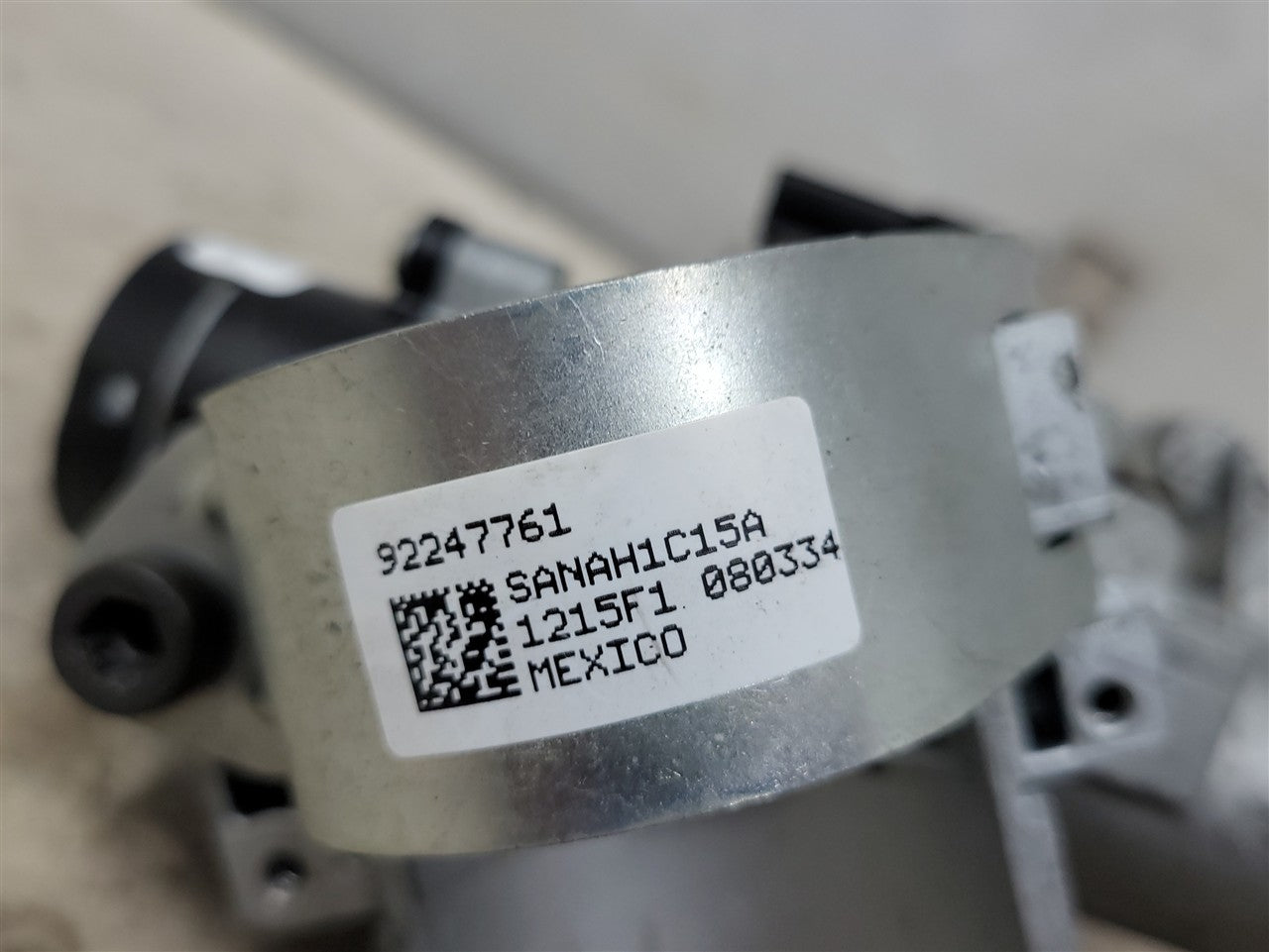 Used OEM 2010-2013 CAMARO IGNITION SWITCH LOCK HOUSING & MATCHING KEY, actual item photo 11