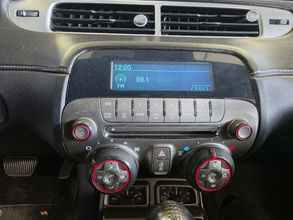 Used OEM 2010-2012 CAMARO RADIO & CONTROLS WITH HEATED SEAT SWITCHES, actual item photo 1