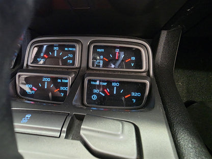 Used OEM 2010-2015 CAMARO CENTER CONSOLE AUXILIARY GAUGES AUTOMATIC, actual item photo 3
