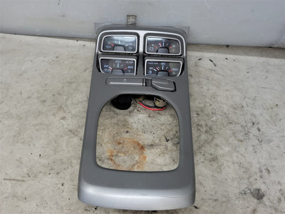 Used OEM 2010-2015 CAMARO CENTER CONSOLE AUXILIARY GAUGES AUTOMATIC, actual item photo 1