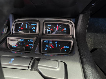 Used OEM 2010-2015 CAMARO CENTER CONSOLE AUXILIARY GAUGES AUTOMATIC, actual item photo 12