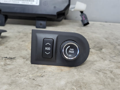 Used OEM 2011-2013 CAMARO HEADS UP DISPLAY WITH SWITCH AND TRIM, actual item photo 2