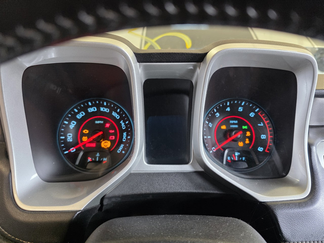 Used OEM 2012 CAMARO SS SPEEDOMETER CLUSTER 22761048, actual item photo 2