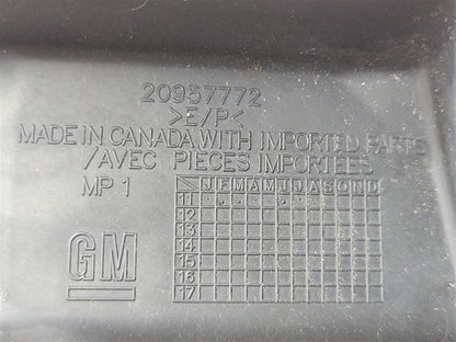 Used OEM 2012-2015 CAMARO RADIATOR AIR BAFFLE DRIVER LH 20957772, actual item photo 8