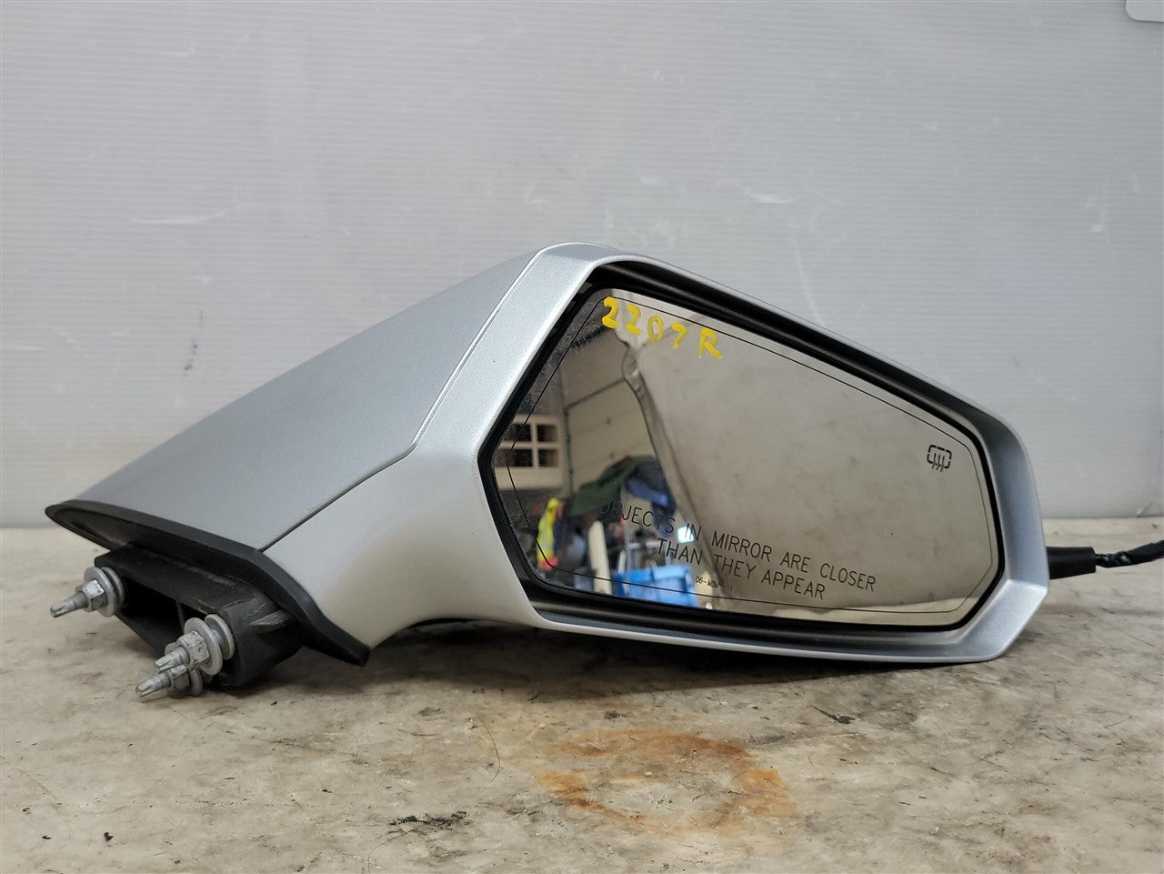 Used OEM 2010-2015 CAMARO SIDE VIEW MIRROR PASSENGER RH HEATED, actual item photo 2
