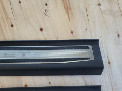 Used OEM 2011-2015 CAMARO CONVERTIBLE DOOR SILL TRIM SCUFF PLATES, actual item photo 4