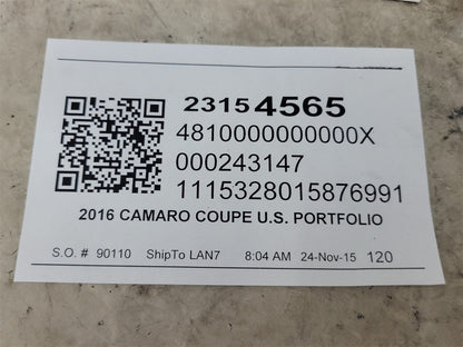 Used OEM 2016 CAMARO OWNERS MANUAL, actual item photo 3