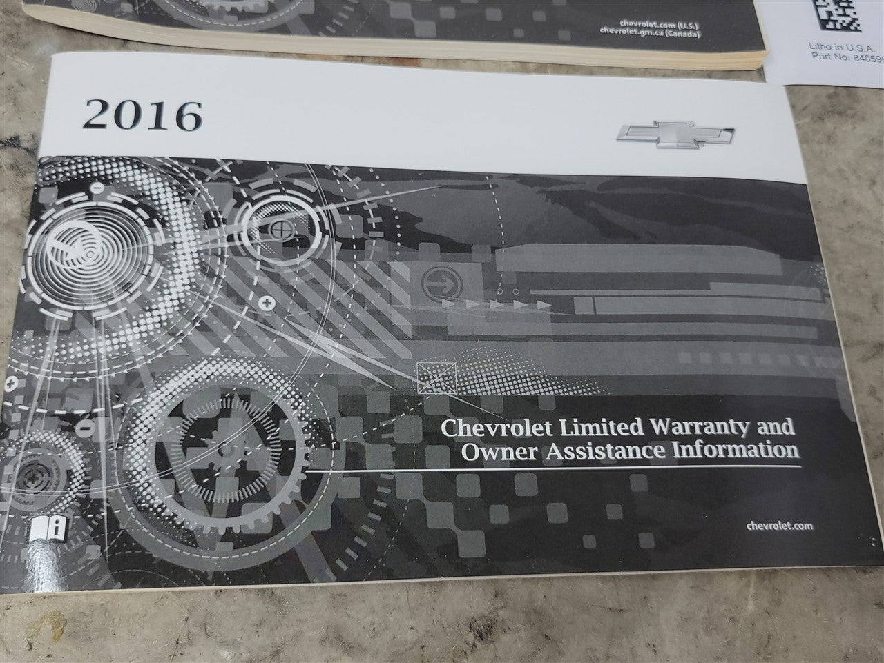 Used OEM 2016 CAMARO OWNERS MANUAL, actual item photo 5