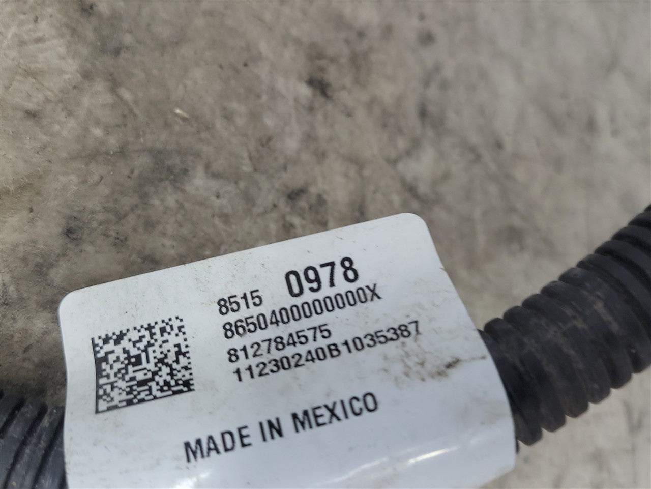 Used OEM 2019-2025 SIERRA SILVERADO POWER STEERING TO BATTERY WIRING, actual item photo 8
