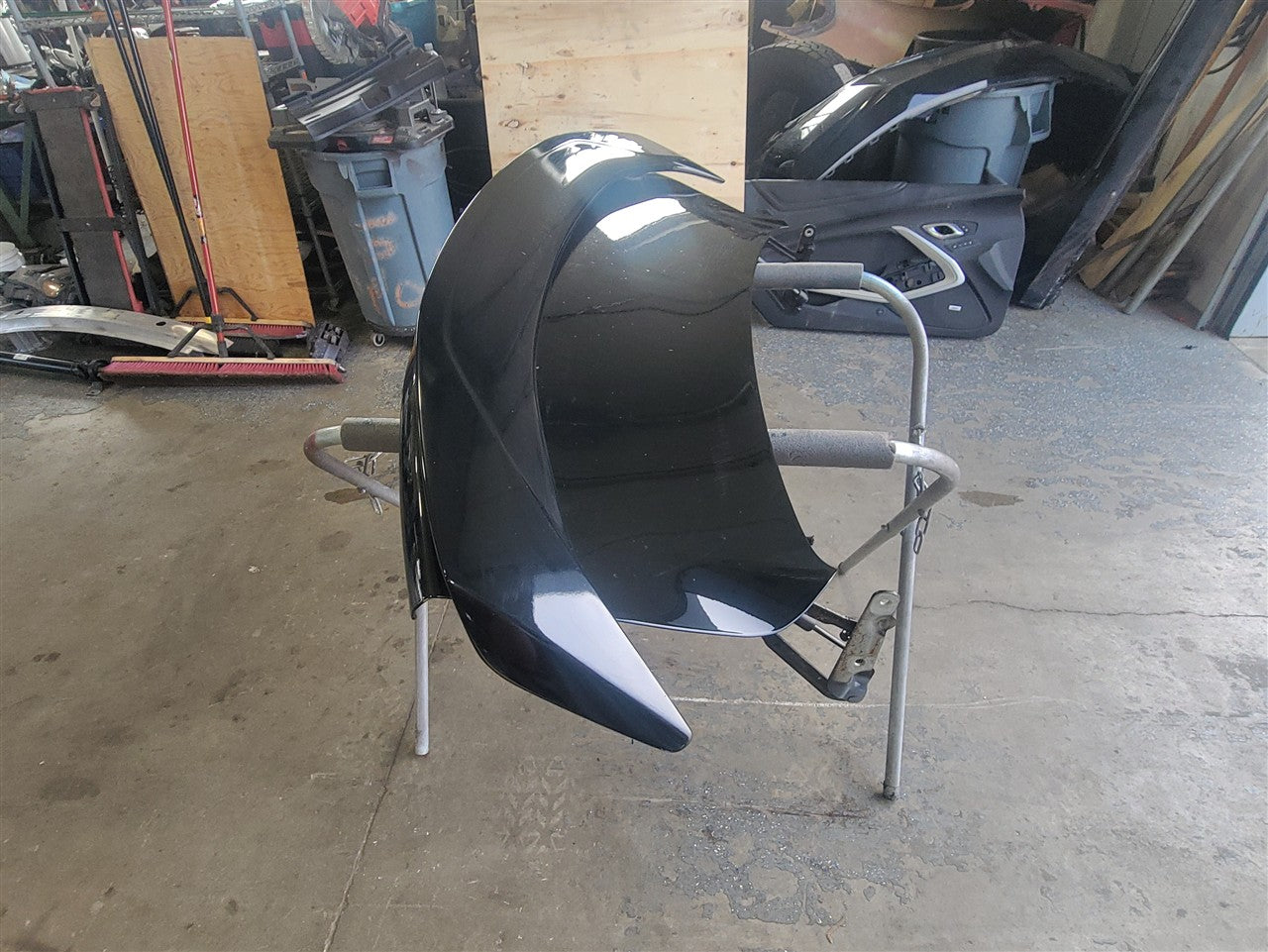 Used OEM 2016-2024 CAMARO DECKLID WITH SS SPOILER BLACK, actual item photo 3