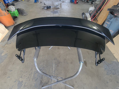 Used OEM 2016-2024 CAMARO DECKLID WITH SS SPOILER BLACK, actual item photo 5