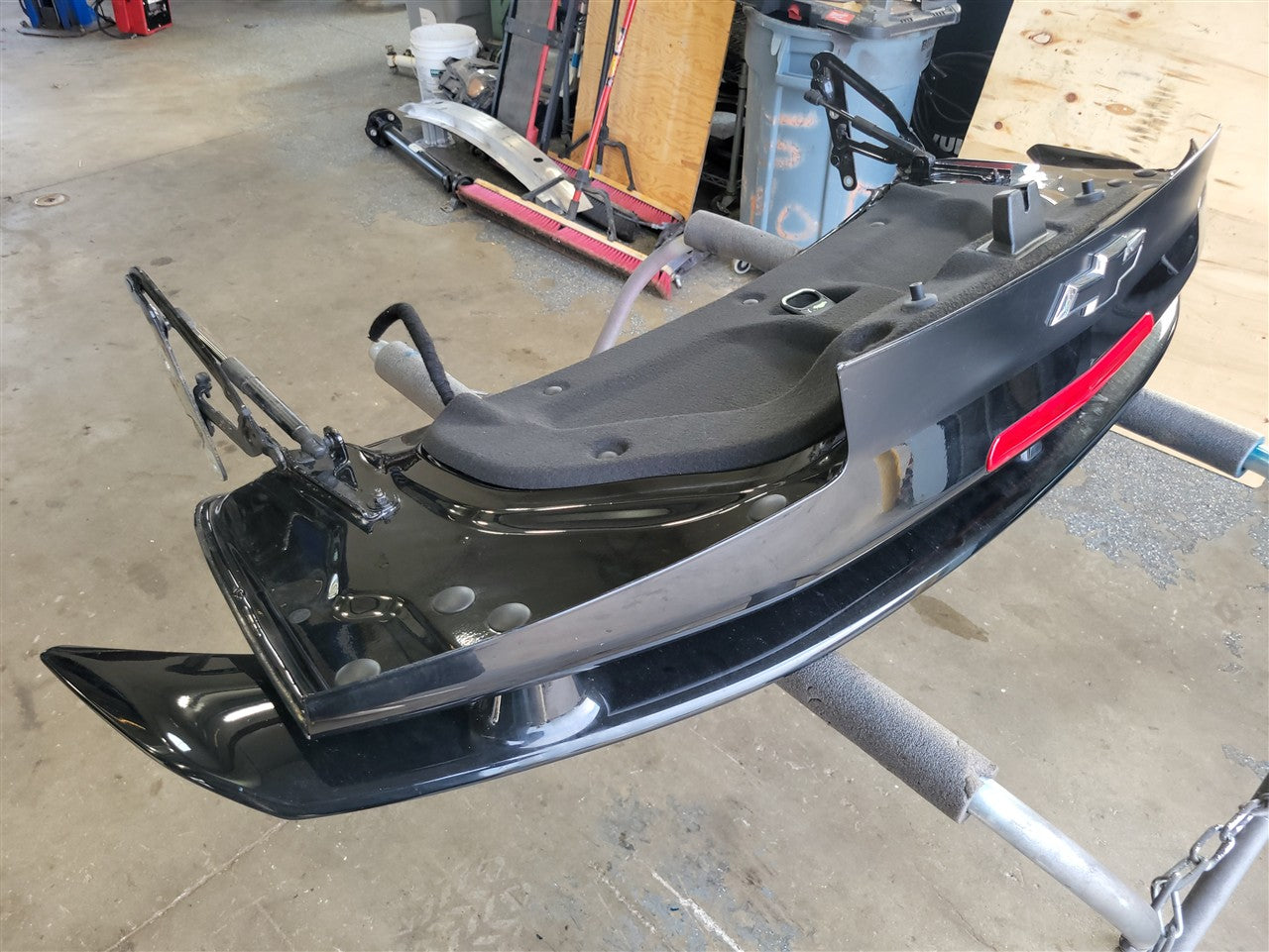Used OEM 2016-2024 CAMARO DECKLID WITH SS SPOILER BLACK, actual item photo 13