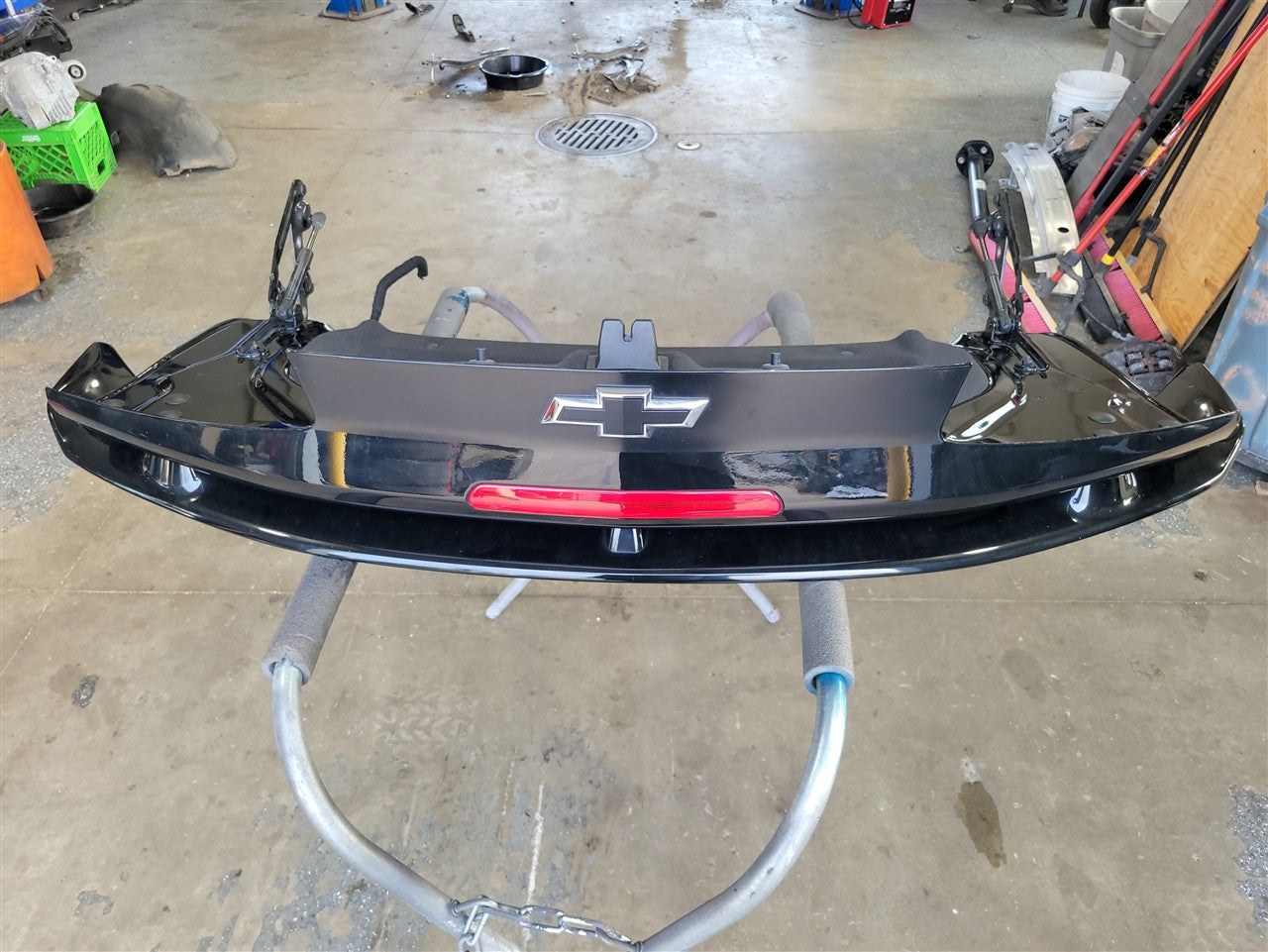 Used OEM 2016-2024 CAMARO DECKLID WITH SS SPOILER BLACK, actual item photo 14