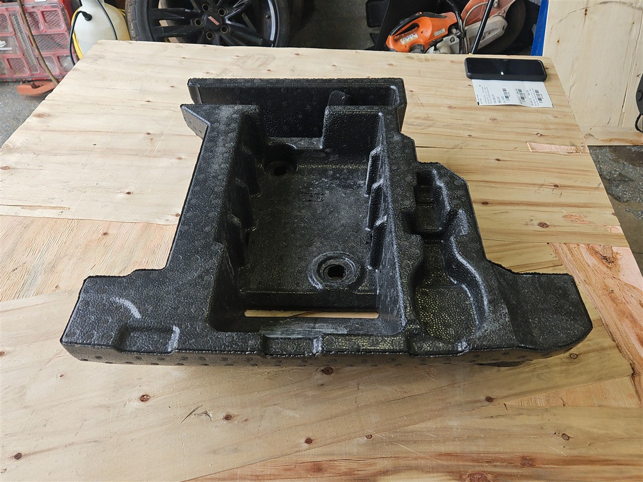 Used OEM 2016-2024 CAMARO TRUNK TOOL STORAGE FOAM 23474328, actual item photo 4