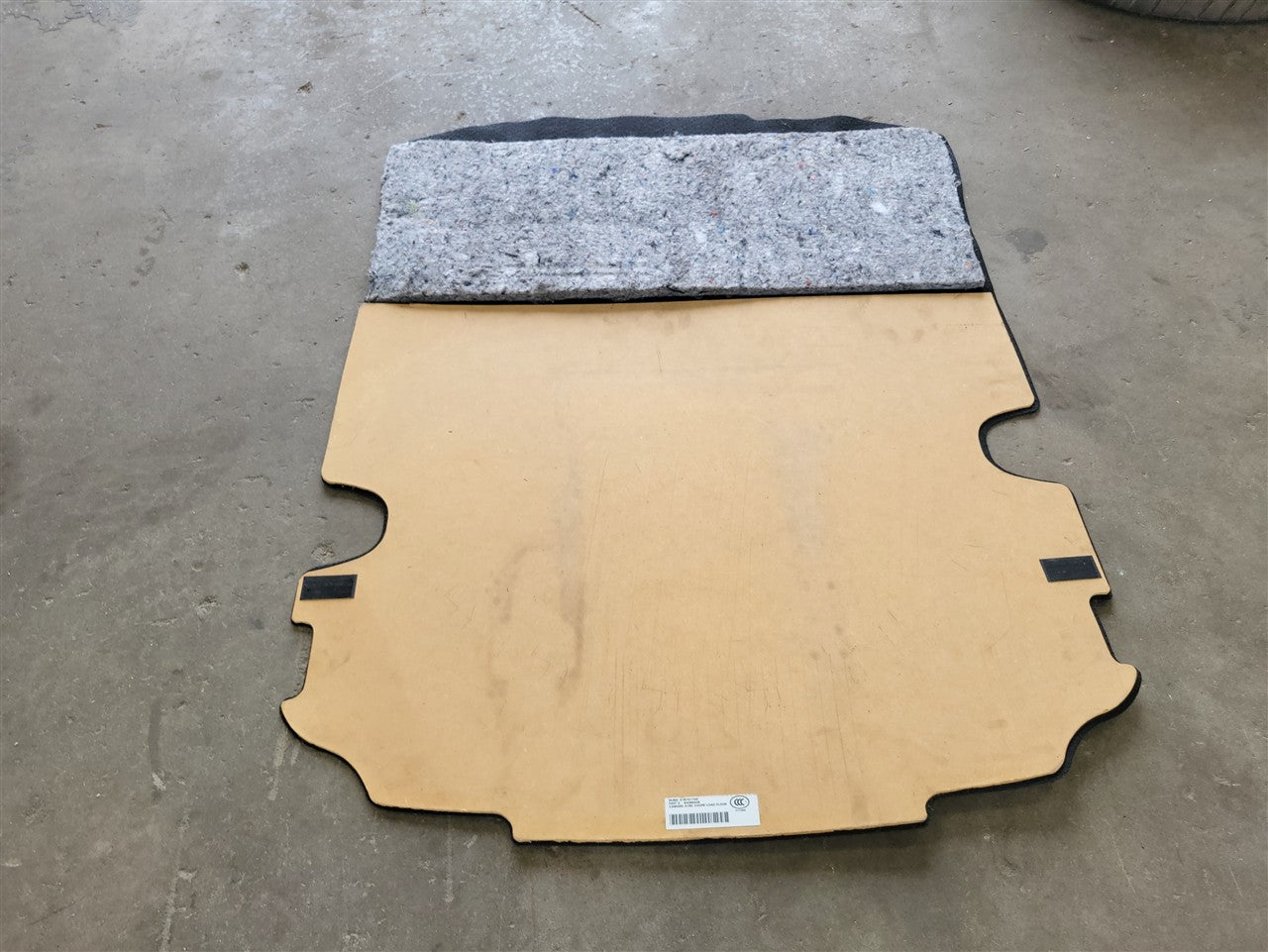 Used OEM 2016-2024 CAMARO COUPE REAR TRUNK FLOOR CARPET SPARE COVER, actual item photo 7