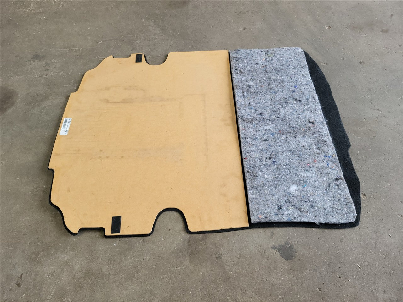 Used OEM 2016-2024 CAMARO COUPE REAR TRUNK FLOOR CARPET SPARE COVER, actual item photo 8