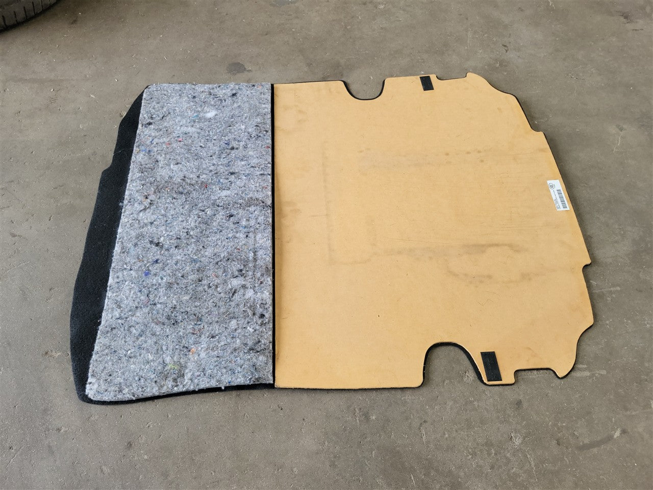 Used OEM 2016-2024 CAMARO COUPE REAR TRUNK FLOOR CARPET SPARE COVER, actual item photo 10