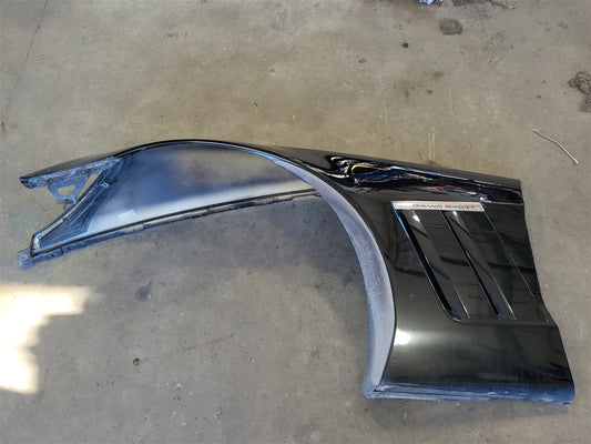 Used OEM 2010-2013 CORVETTE C6 OEM DRIVER LH FENDER GRAND SPORT WIDE, actual item photo 1