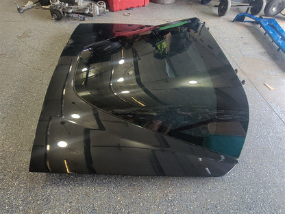 Used OEM 2005-2013 CORVETTE C6 REAR DECKLID WITH GLASS BLACK, actual item photo 4