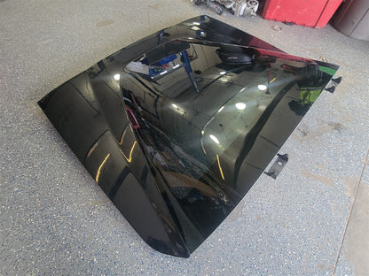 Used OEM 2005-2013 CORVETTE C6 REAR DECKLID WITH GLASS BLACK, actual item photo 5