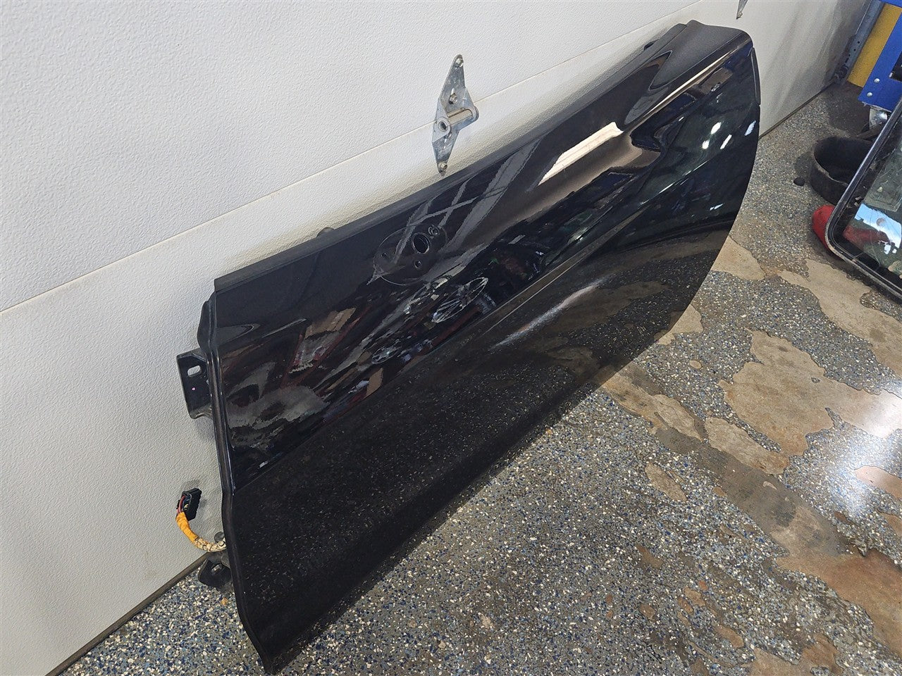 Used OEM 2005-2013 CORVETTE C6 OEM FRONT DOOR DRIVER LH BLACK NO, actual item photo 4