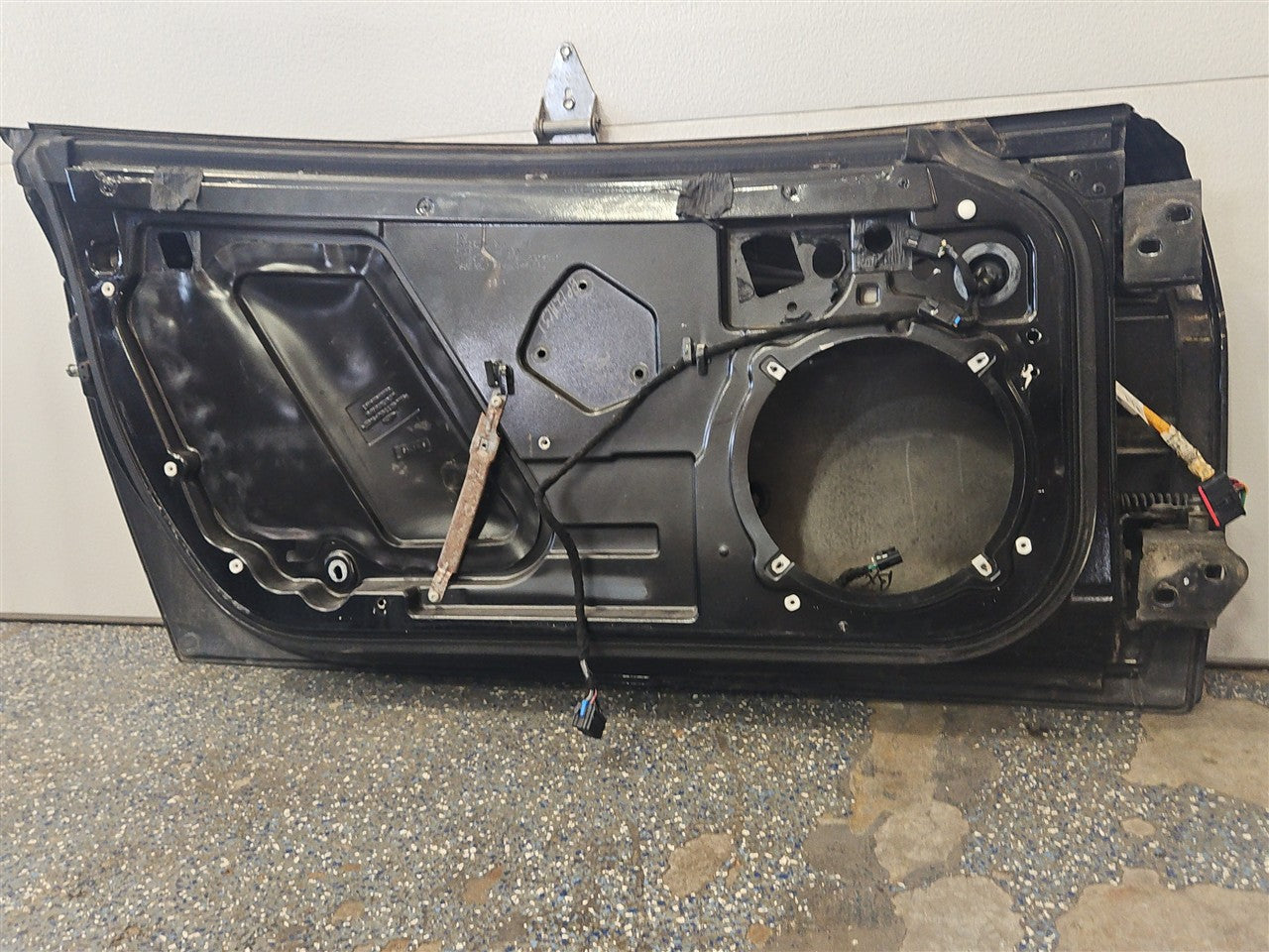 Used OEM 2005-2013 CORVETTE C6 OEM FRONT DOOR DRIVER LH BLACK NO, actual item photo 14