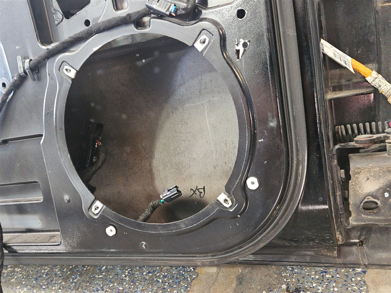 Used OEM 2005-2013 CORVETTE C6 OEM FRONT DOOR DRIVER LH BLACK NO, actual item photo 15