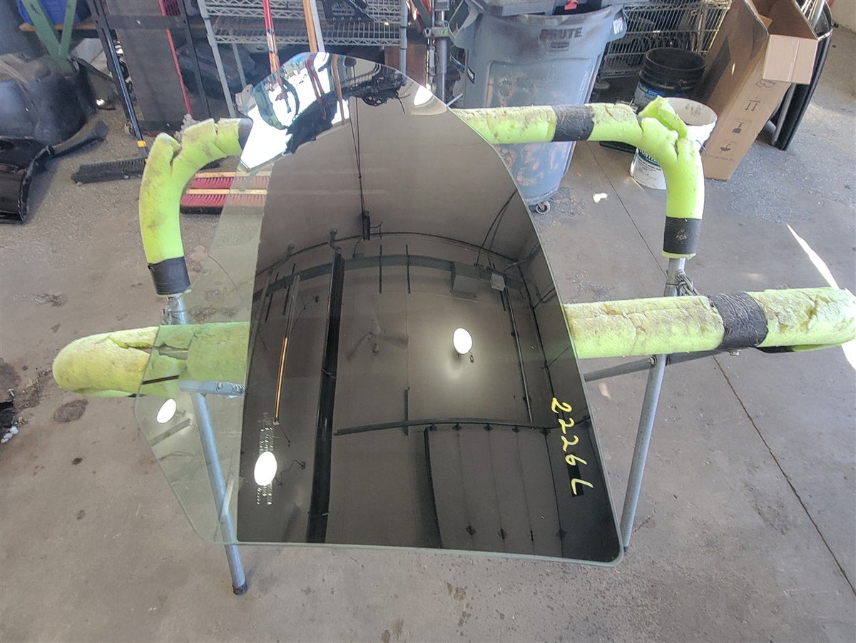 Used OEM 2005-2013 CORVETTE C6 OEM FRONT DOOR GLASS DRIVER LH COUPE, actual item photo 7