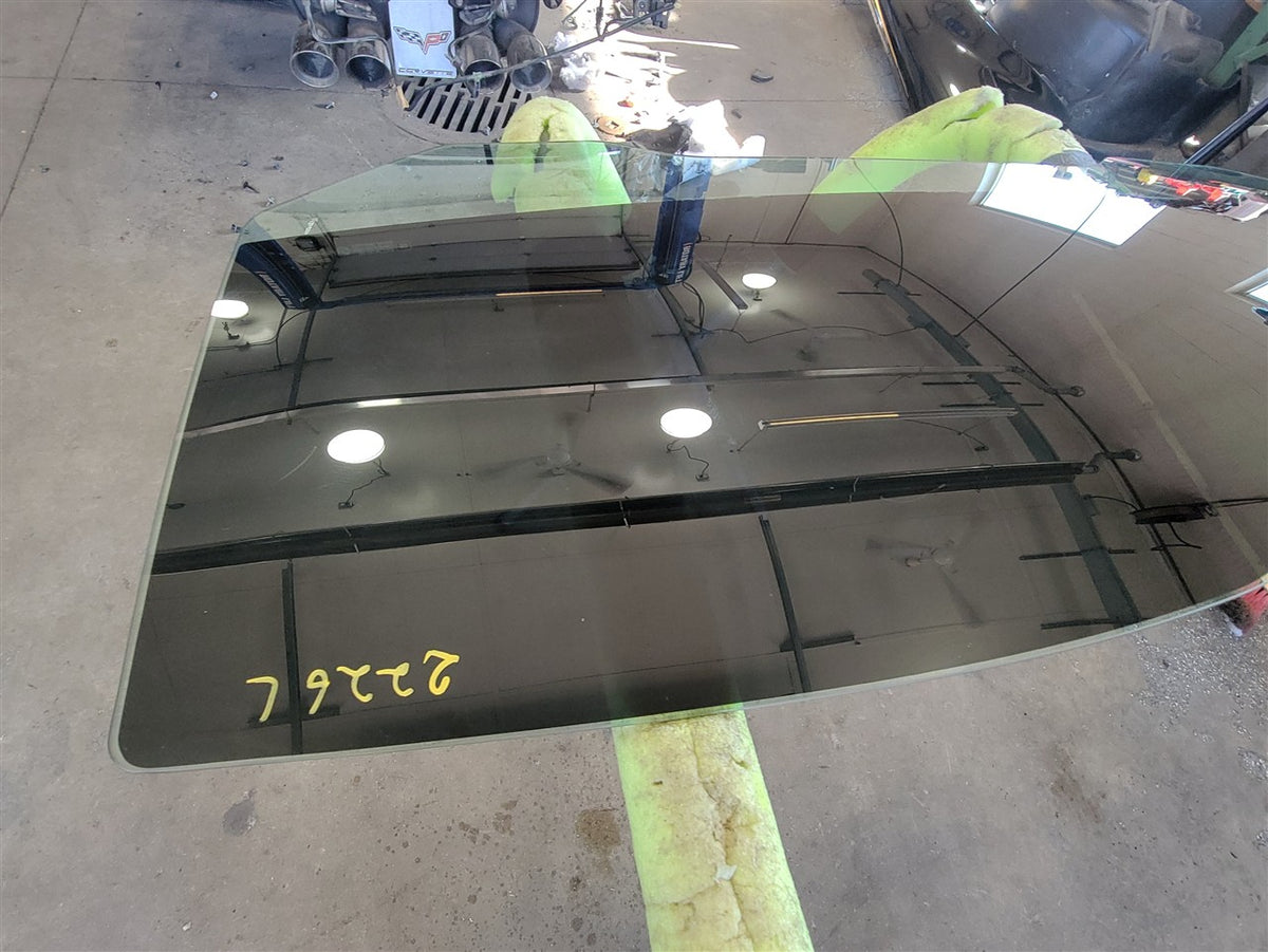 Used OEM 2005-2013 CORVETTE C6 OEM FRONT DOOR GLASS DRIVER LH COUPE, actual item photo 8