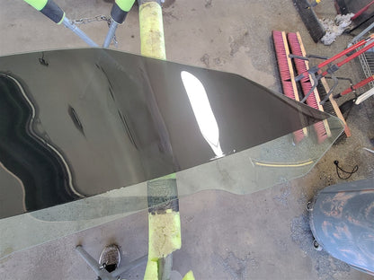 Used OEM 2005-2013 CORVETTE C6 OEM FRONT DOOR GLASS DRIVER LH COUPE, actual item photo 12