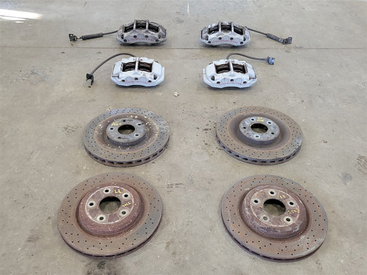 Used OEM 2010-2011 CORVETTE C6 GRAND SPORT FRONT & REAR BRAKE, actual item photo 1