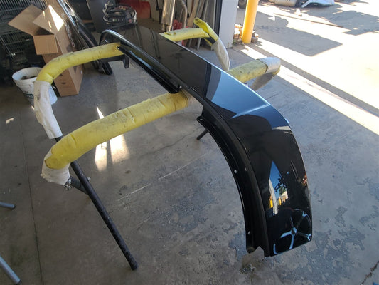 Used OEM 2005-2013 CORVETTE C6 REAR HALO ROOF PANEL TRIM BLACK GBA, actual item photo 2